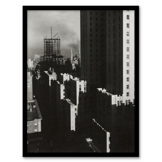 Alfred Stieglitz View from the Shelton New York Cityscape Framed Art Print