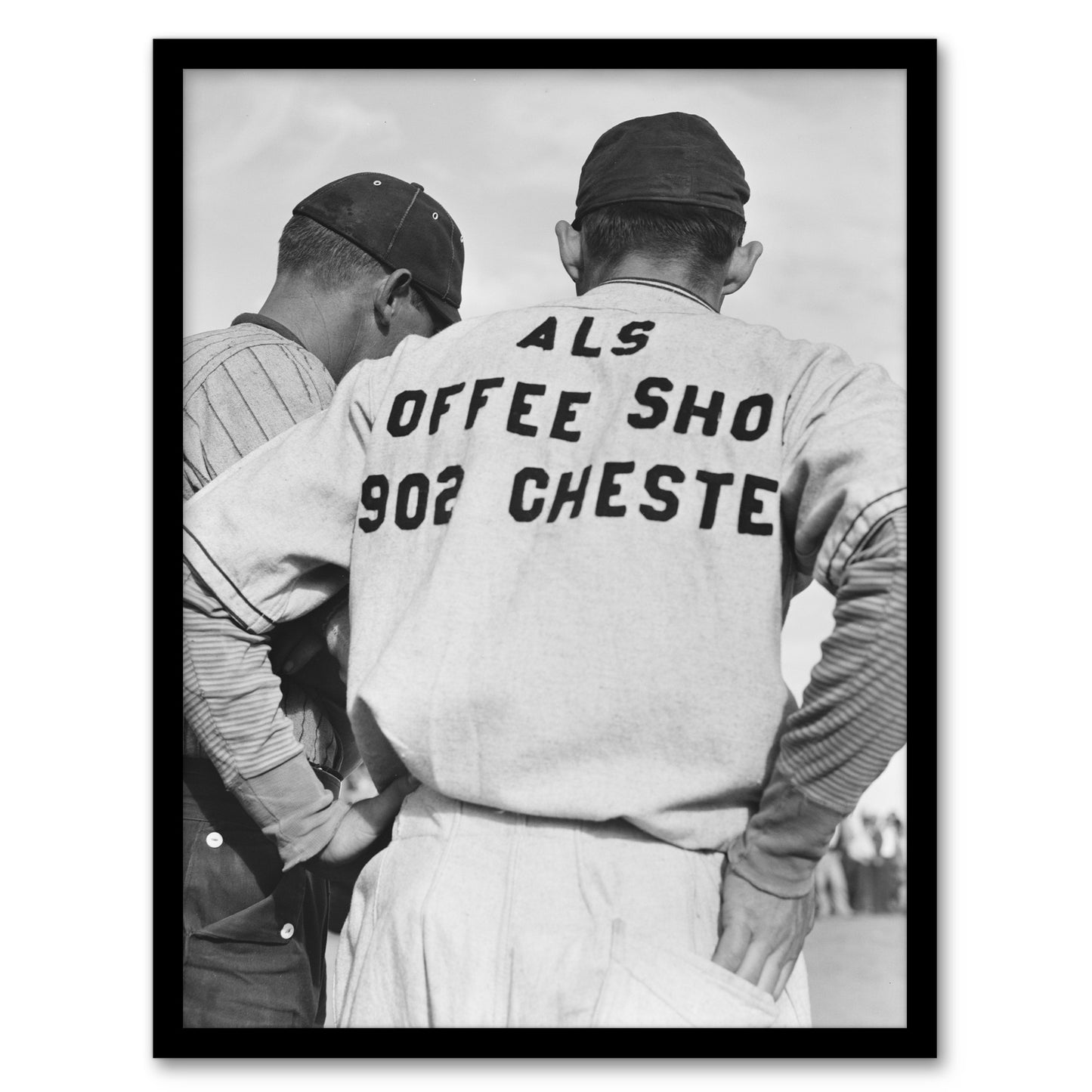 Dorothea Lange Baseball Game Shafter Migrant Camp Framed Wall Art Print