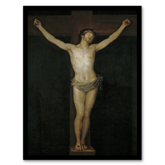 Francisco Goya Jesus Christ Crucified Oil Painting Framed Wall Art Print