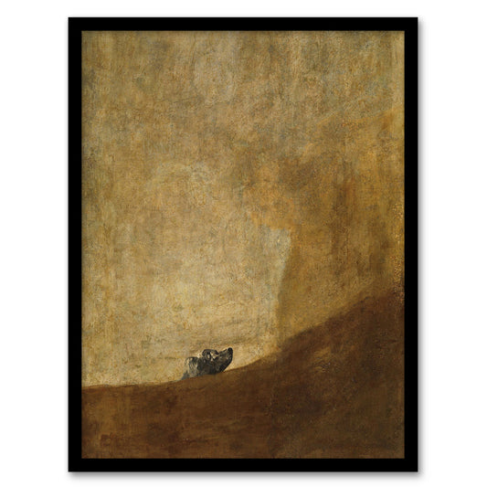Francisco Goya Le Chien The Dog Oil Painting Framed Wall Art Picture Print