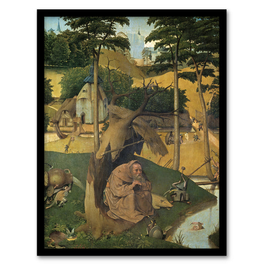 Hieronymus Bosch Temptations of Saint Anthony Framed Wall Art Picture Print