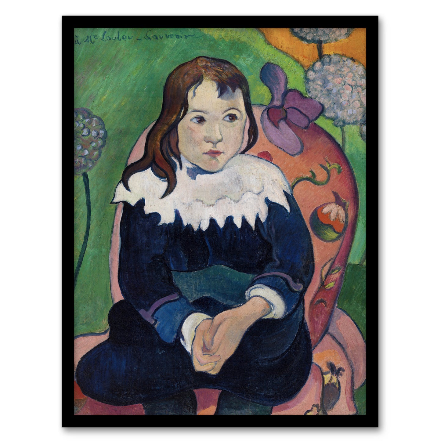 Paul Gauguin Mr Loulou Young Boy Portrait Framed Wall Art Picture Print