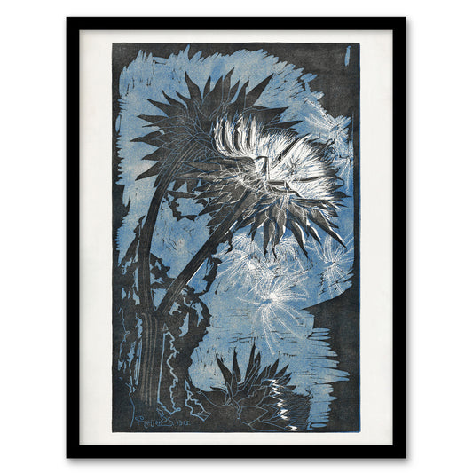 Reijer Stolk Artichoke Flower Abstract Floral Painting Framed Wall Art Print