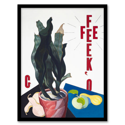 Charles Demuth Framed Wall Art O Keeffe Stylised Poster Portrait Home Décor