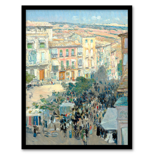 Frederick Childe Hassam Framed Wall Art View of a Southern French City