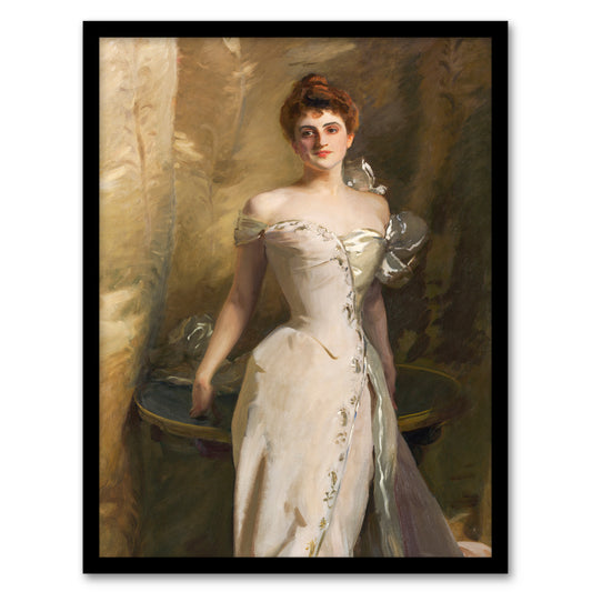John Singer Sargent Framed Wall Art Print Lisa Colt Curtis Portrait Home Décor