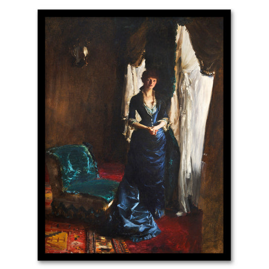 John Singer Sargent Framed Wall Art Madame Paul Escudier Portrait Home Décor