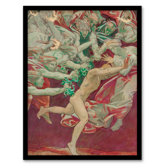 John Singer Sargent Framed Wall Art Print Orestes and the Furies Home Décor