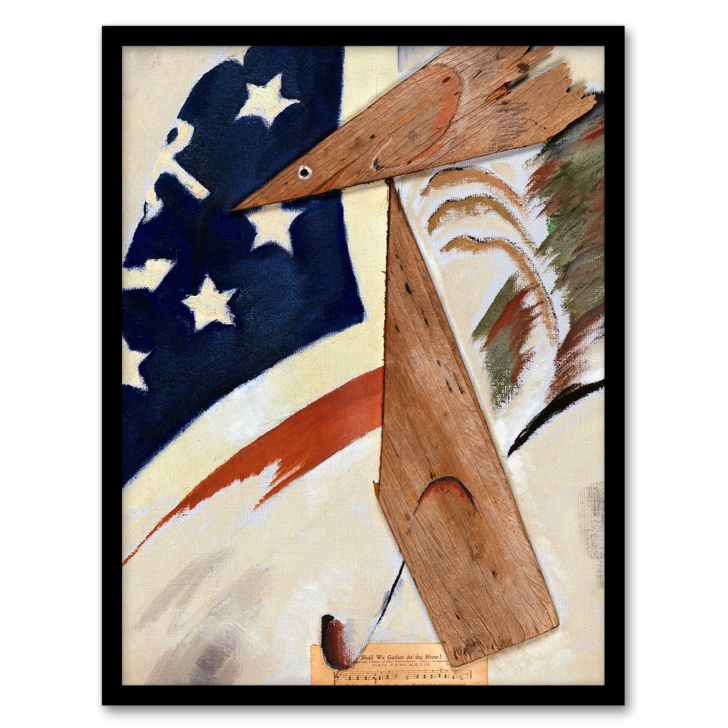 Portrait of Ralph Dusenberry Arthur Dove Framed Wall Art Print