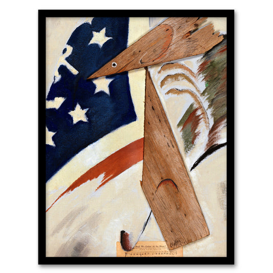 Portrait of Ralph Dusenberry Arthur Dove Framed Wall Art Print