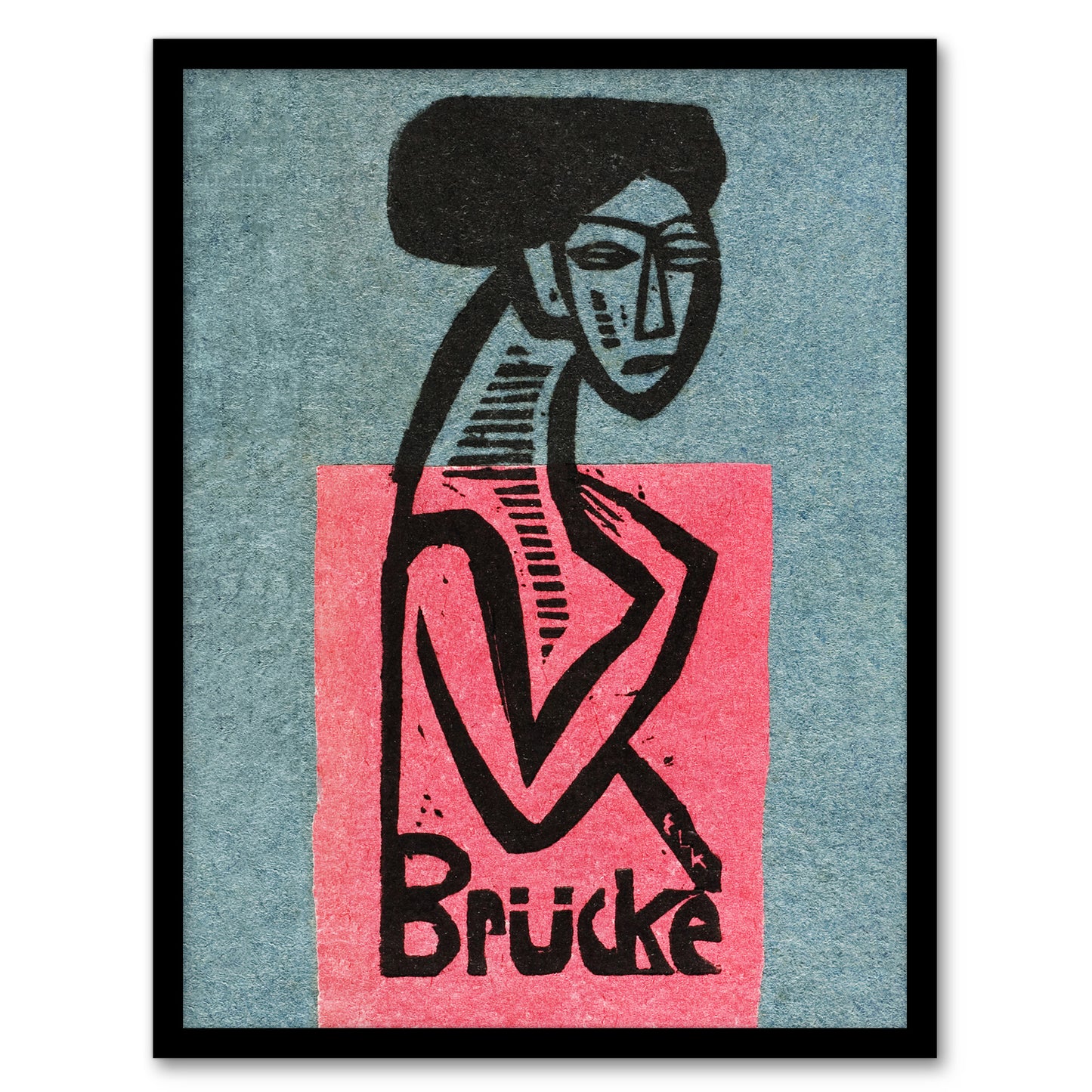 Die Brucke Artist Group Exhibition Kirchner Framed Wall Art Print