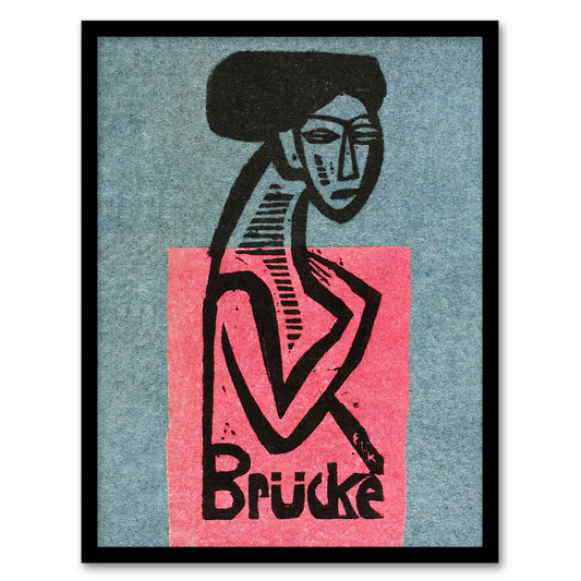 Die Brucke Artist Group Exhibition Kirchner Framed Wall Art Print