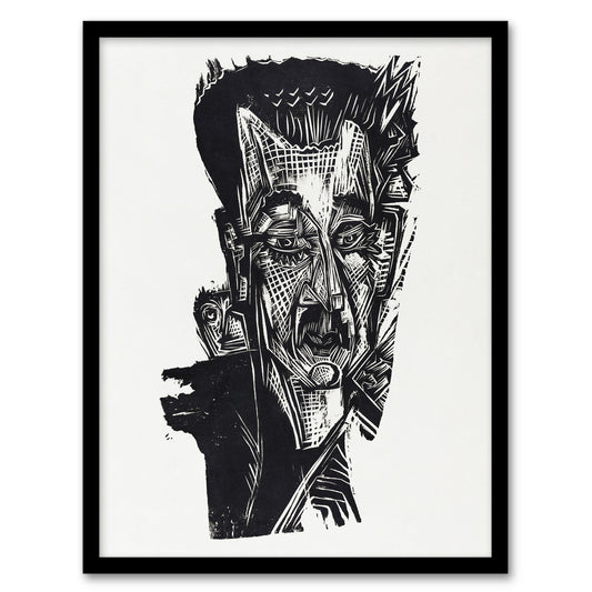 Dr Ludwig Binswanger Portrait Kirchner Framed Wall Art Print