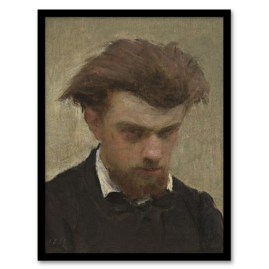 Artist Self Portrait Painting Latour Framed Wall Art Print