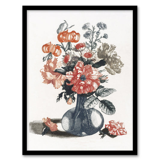 Flower Bouquet in a Vase Still Life Teyler Framed Wall Art Print