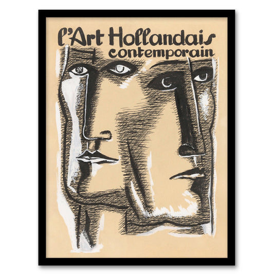 Contemporary Dutch Art Book Cover Leo Gestel Framed Wall Art Print