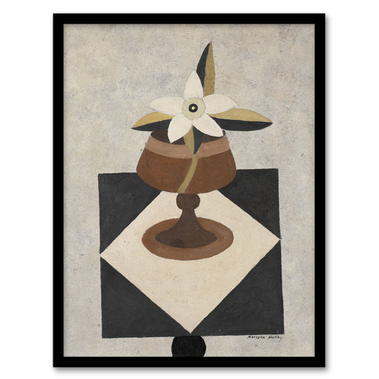 Flower Piece Abstract Painting Hartley Framed Wall Art Print