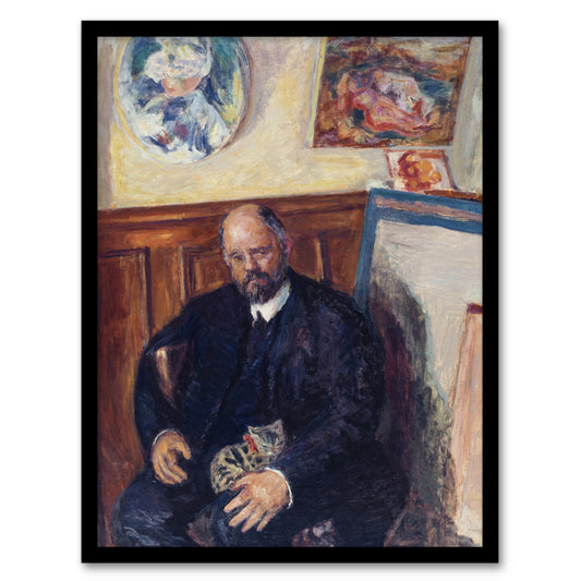 Ambroise Vollard Portrait with a Cat Bonnard Framed Wall Art Print