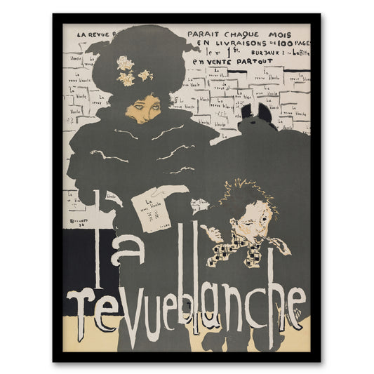 Poster for the Revue Blanche Journal Bonnard Framed Wall Art Print