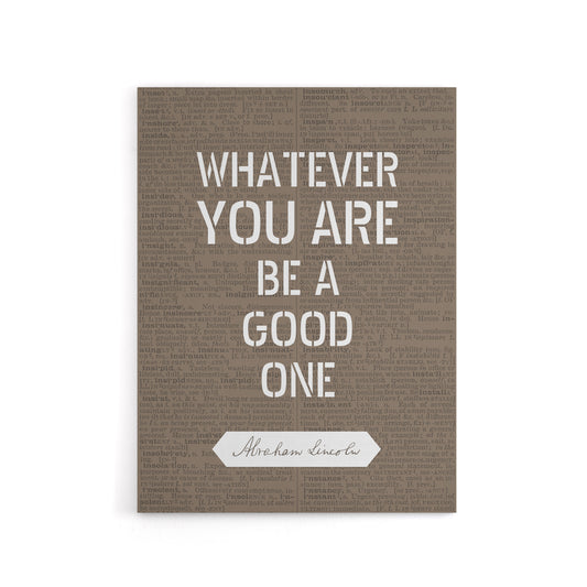 Dictionary Page Quote Abraham Lincoln Canvas Wall Art Print