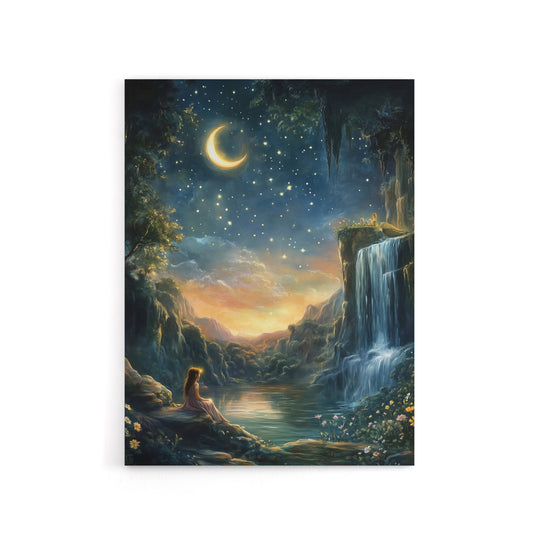 Wendy In Neverland Magical Kids Bedroom Canvas Wall Art Print