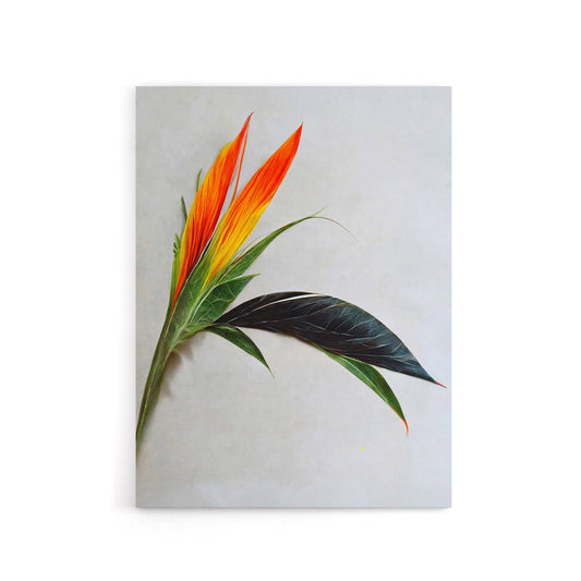Bird Of Paradise Tropical Flower Canvas Wall Art Print