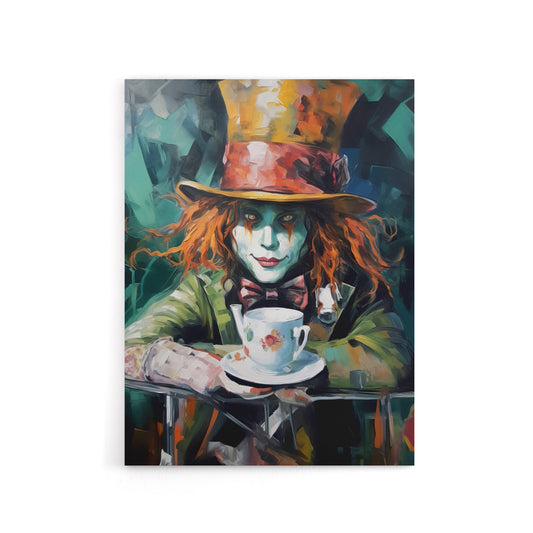 Mad Hatter Wonderland Tea Party Canvas Wall Art Print