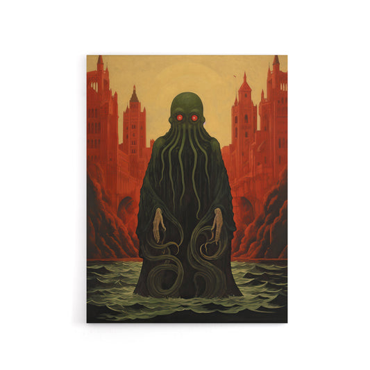 Yog Sothoth Lovecraft Cthulhu Concept Canvas Wall Art Print