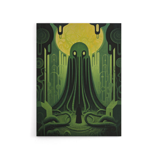 Rise Of Cthulhu Lovecraft Canvas Wall Art Print