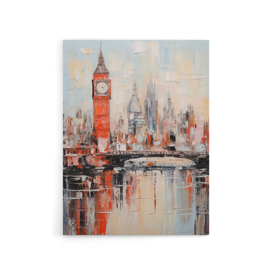 London Big Ben England Skyline Canvas Abstract Wall Art