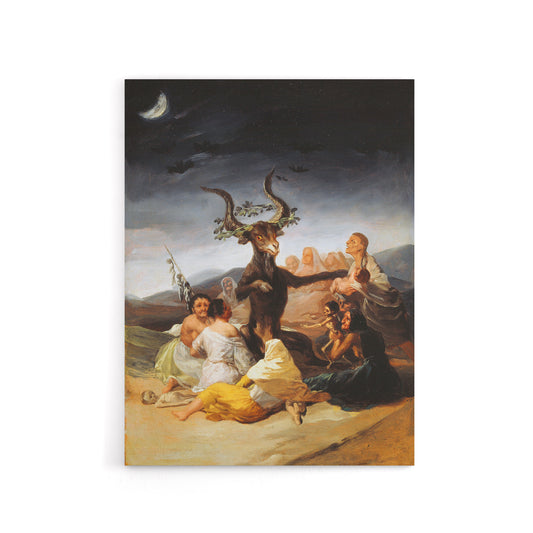 Francisco Goya Witches Sabbath Canvas Wall Art Print