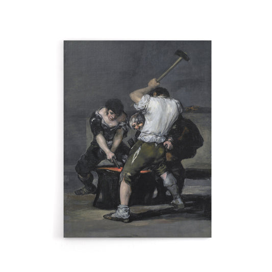Francisco Goya The Forge Canvas Wall Art Print