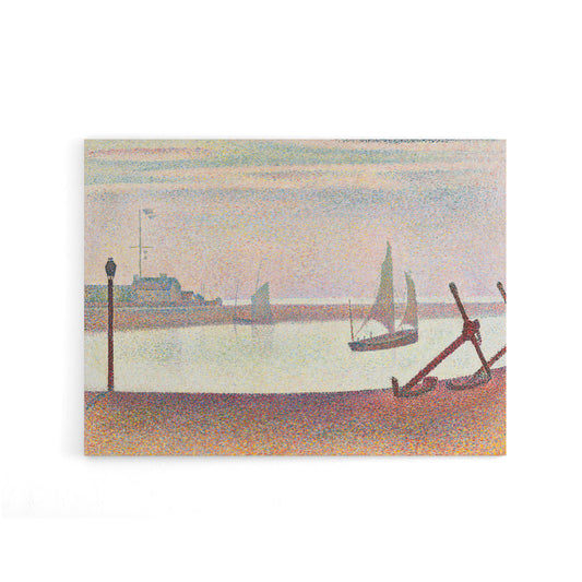 Georges Seurat The Channel At Gravelines Canvas Wall Art Print