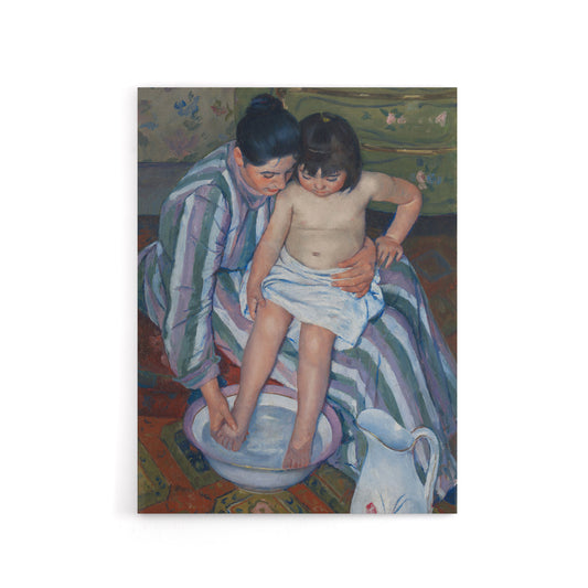 Mary Cassatt The Child's Bath Canvas Wall Art Print