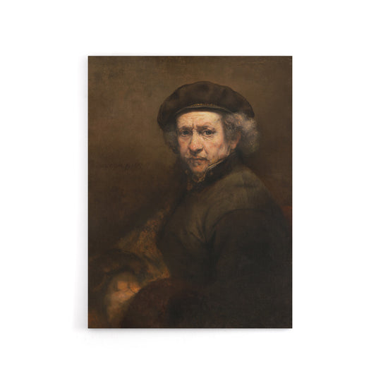 Rembrandt Self Portrait Canvas Wall Art Print