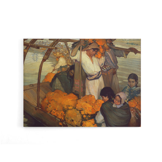Saturnino Herran The Offering Canvas Wall Art Print