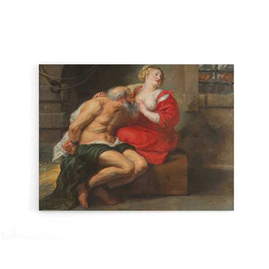 Peter Paul Rubens Cimon And Pero Canvas Wall Art Print
