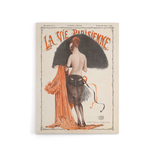La Vie Parisienne Mademoiselle Tartuffe Canvas Wall Art Print