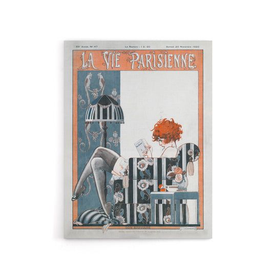 La Vie Parisienne The Breviary Canvas Wall Art Print