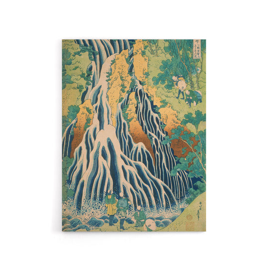 Hokusai Kirifuri Waterfall Mount Canvas Japanese Wall Art