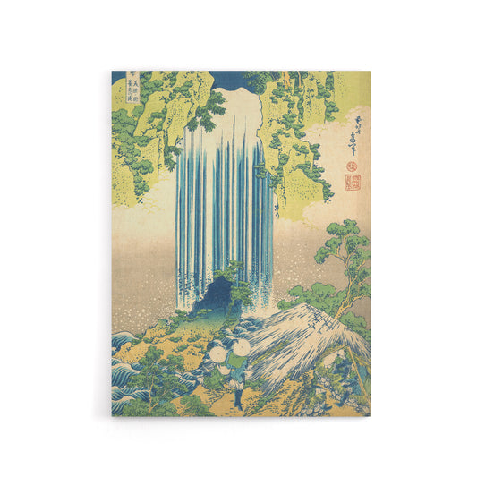Hokusai Yoro Waterfall Canvas Japanese Wall Art
