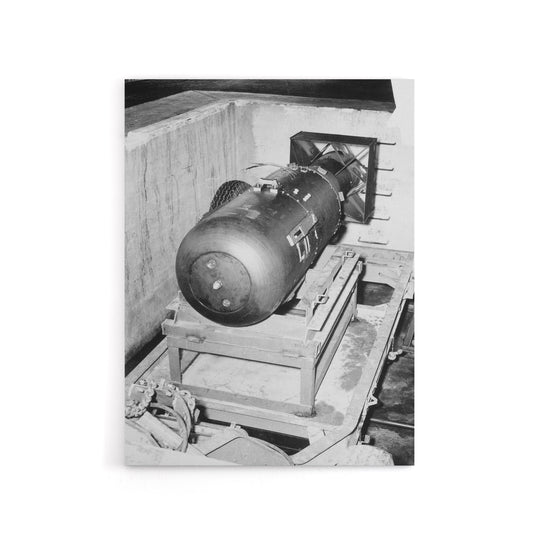 USA Atomic Bomb Little Boy WWII Canvas Wall Art Print