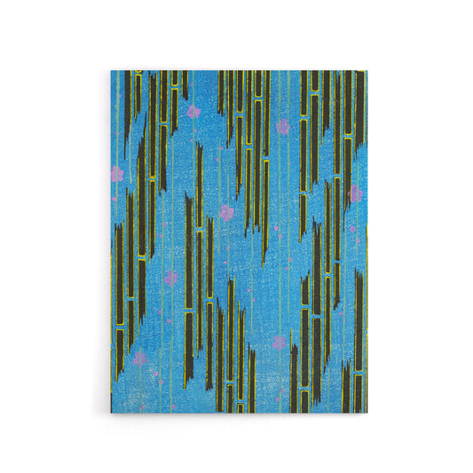 Flowers and Bamboo Vintage Pattern Canvas Wall Art Print Korin