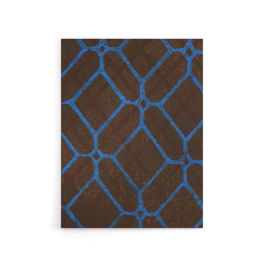 Vintage Geometric Textile Pattern Canvas Wall Art Print Korin