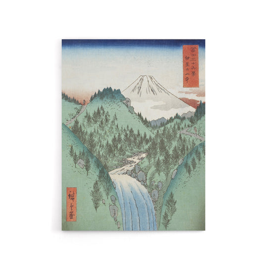In The Mountains Of Izu Province Canvas Wall Art Print Hiroshige
