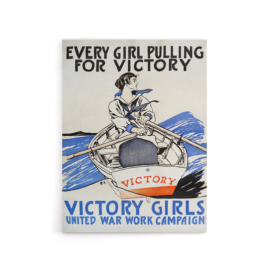 Every Girl Pulling for Victory Canvas Wall Art Print Penfield