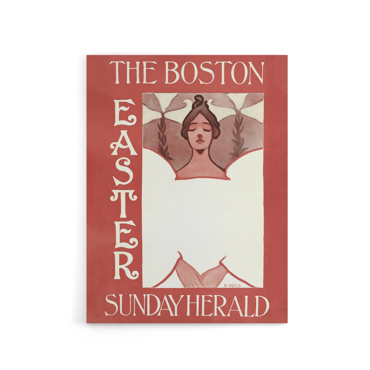 Herald Easter Cover Art Nouveau Canvas Wall Art Print Ethel Reed