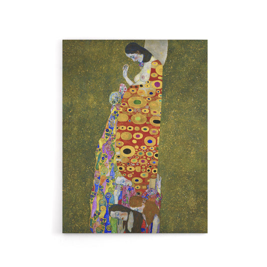 Vision Hope II Pregnancy Life Death Canvas Wall Art Print Klimt