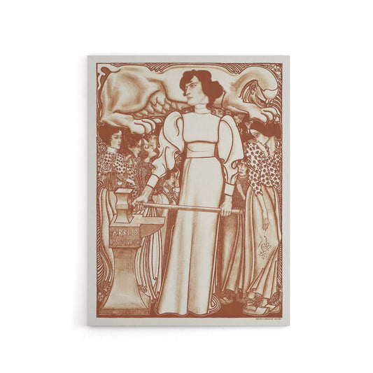 Work for Women Exhibition Poster Canvas Wall Art Print Jan Toorop