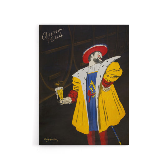 Vintage Fort Carre Beer Advert Canvas Wall Art Print Cappiello